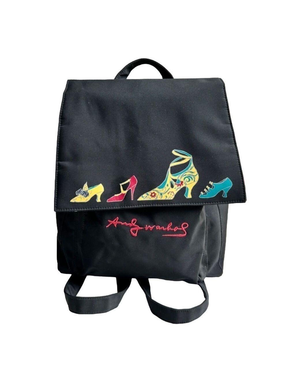 Andy Warhol Backpack with Shoe Graphics